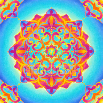 Mandala Zahrada světla