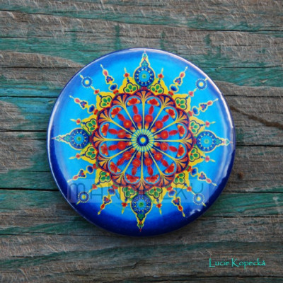 Magnet mandala Velký chrám