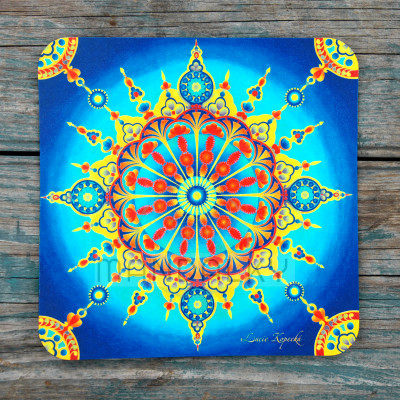 Podložka pod myš - mandala Velký chrám