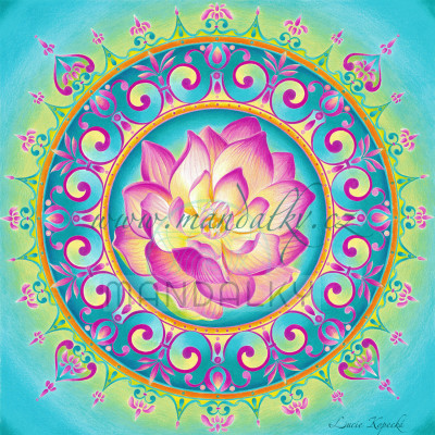 Mandala Rozkvétající lotos