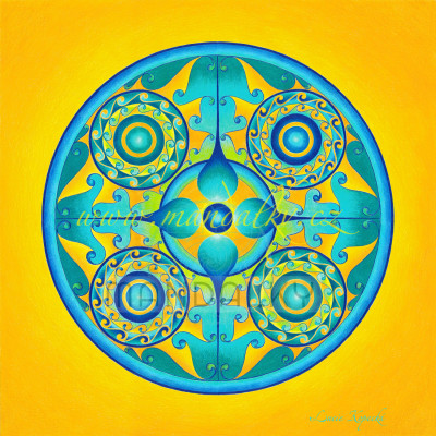 Mandala Archanděl Michael