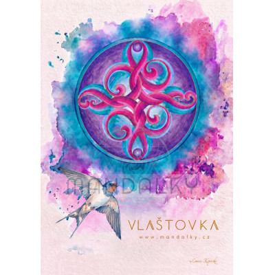 Silové zvíře Vlaštovka s mandalou Znovuzrození