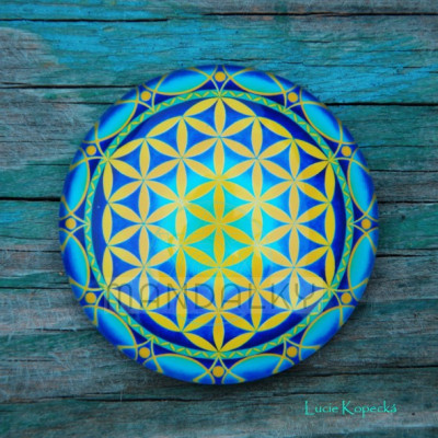 Mandala Květ života - kulatá